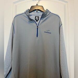 FootJoy Light Gray Golf Quarter-Zip